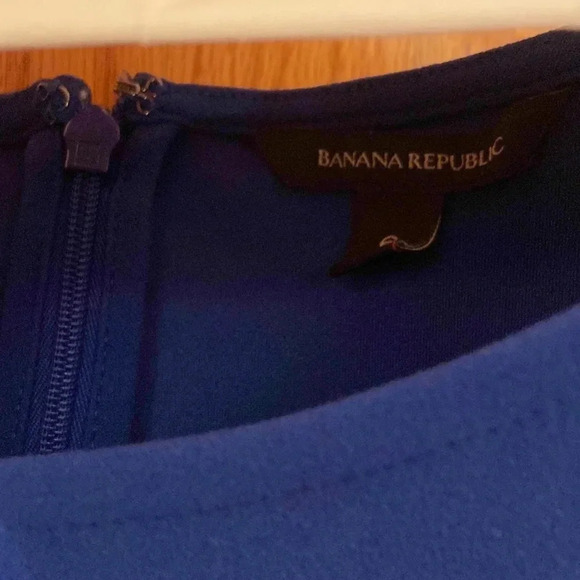 Banana republic blue dress size 6 - Picture 3 of 5